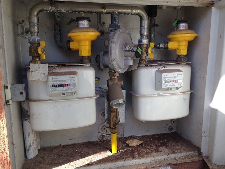 Centralització de gas per a dos habitatges